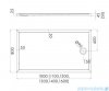 Schedpol Schedline Sharper brodzik prostokątny 80x100x4,5cm 3S.S2P-80100